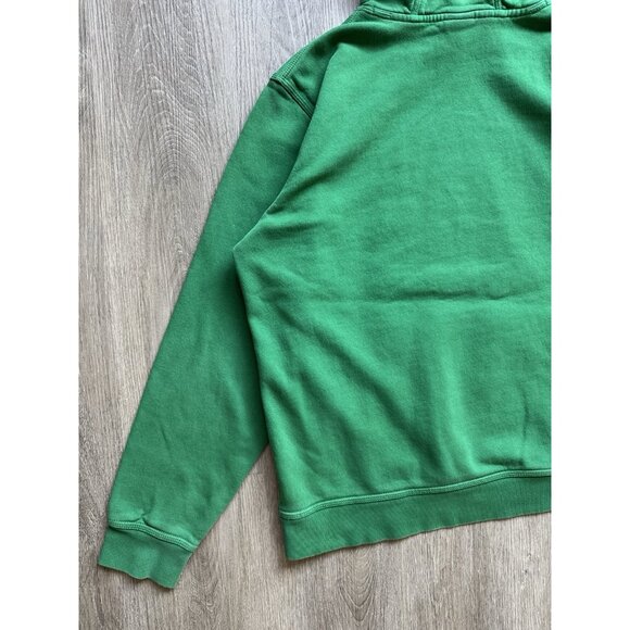 Vintage Y2K Nike Mini Swoosh Green Hoodie Sweater Sports Gym Basketball XL - Picture 7 of 12
